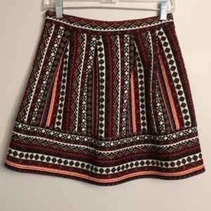 XHILARATIONS Women’s Quilt Print Skirt
